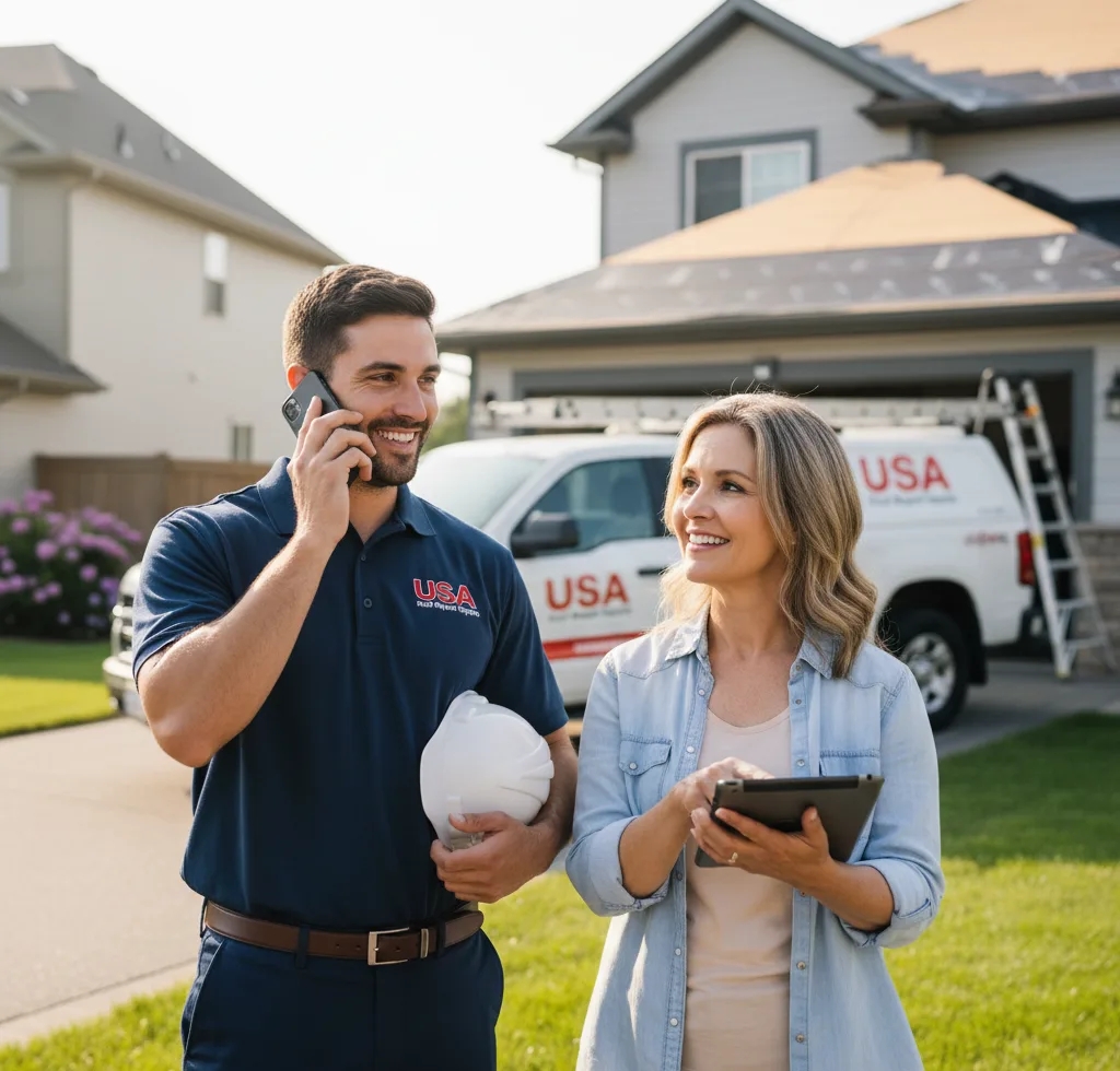 USA Roof Repair Experts customer support in Gallant